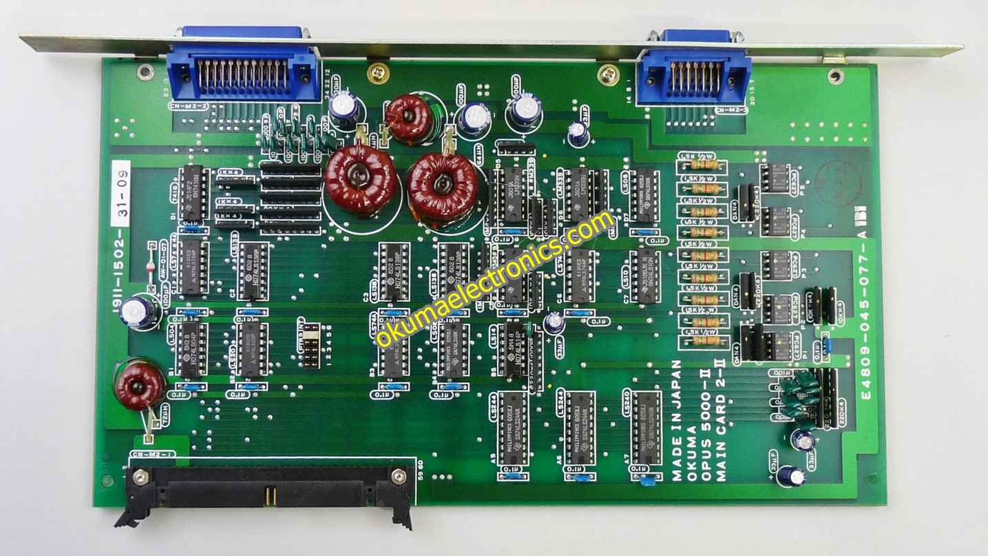 Okuma 1911-1502; E4809-045-077-A; MC-II PTR Interface Board