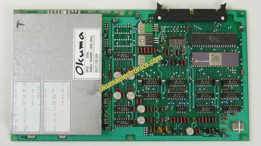 Okuma E0227-702-004; OSP5000 BUBBLE MEMORY CARD, 2Mbit 1Mx2 