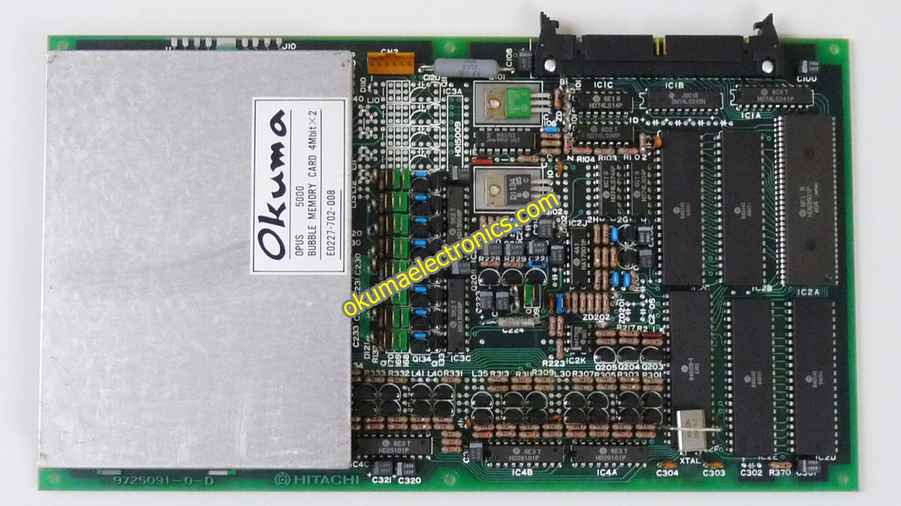 Okuma E0227-702-008; OSP5000 BUBBLE MEMORY CARD, 4Mbit x2 